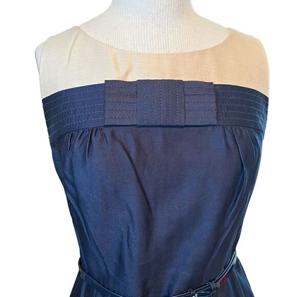 ♠️♠️Kate Spade♠️♠️  dress Blue & Cream NWOT - Picture 1 of 16